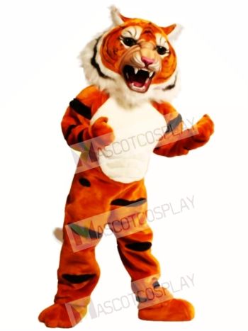 Super Muscle Tiger Mascot Costume