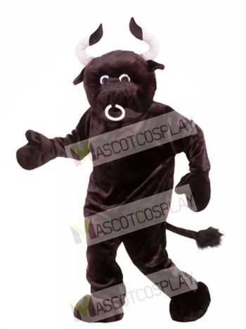 Adult Plush Bull Mascot Costume