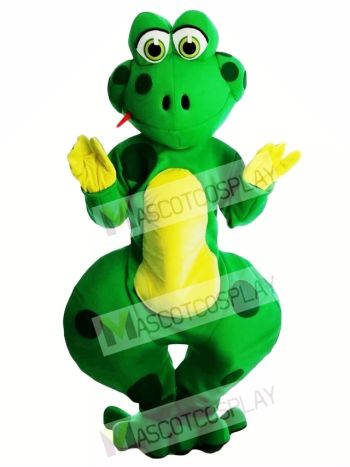 Friendly Froggles Frog Mascot Costume