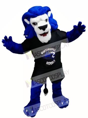 Blue Lion Animal Mascot Costume