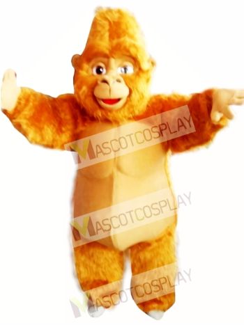 Brown Gorilla Mascot Costume Adult Costume