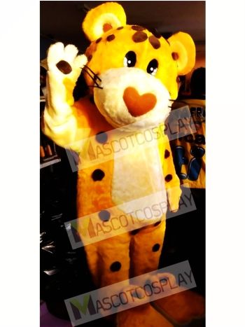 Cute Cheetah Mascot Costume