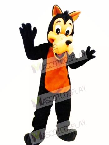 Happy Wolf Mascot Costume Adult Costume