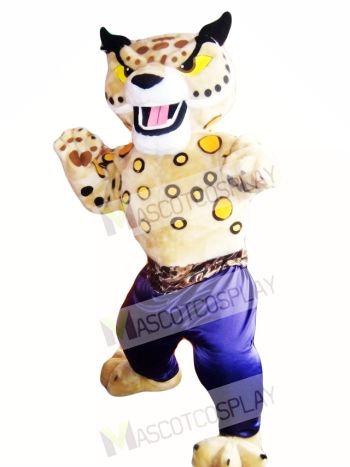 Martial Arts Cheetah Mascot Costume Adult Costume
