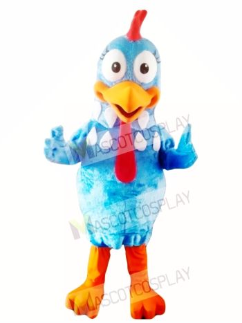 Blue Chicken Mascot Costume Adult Character Costume