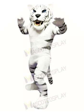 White Tiger Mascot Costume