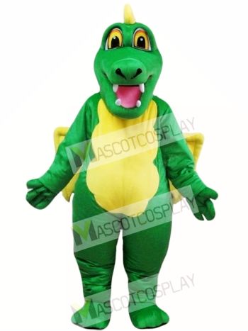 Adult Green Fly Dragon Mascot Costumes  