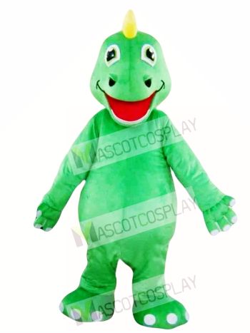 Green Adult Dinosaur Mascot Costumes  