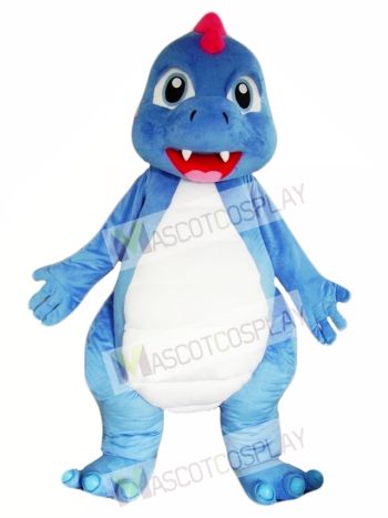 Blue Dinosaur Mascot Costumes  
