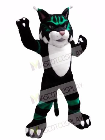 Colorful Wildcat Mascot Costume