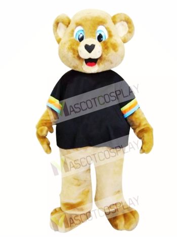 Cute Brown Bear Mascot Costume