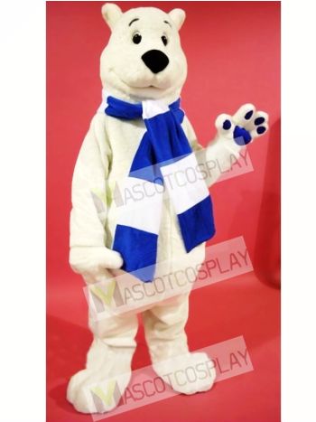Breezy Polar Bear Mascot Costume  