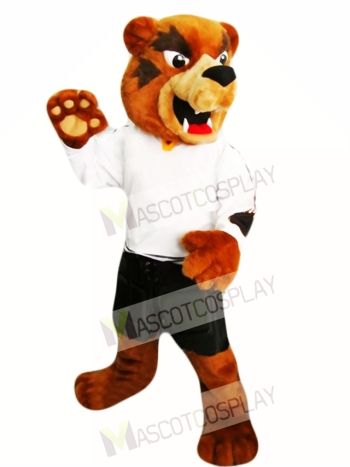 Brown Grizzly Bear Mascot Costume
