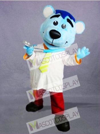 Doctor Bear Mascot Costume