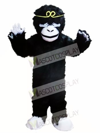 Black Orangutan Mascot Costume