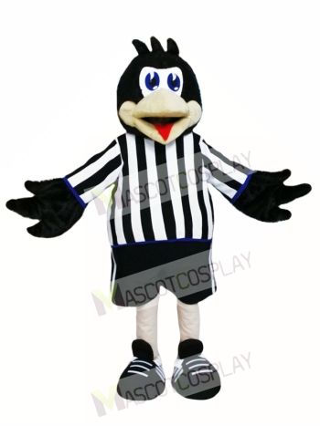 Black Bird Mascot Costume  
