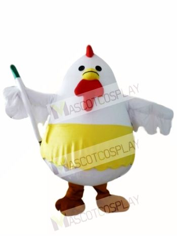 Fat Chicken Mascot Costume