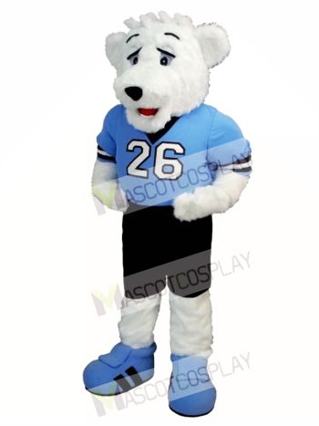 Ice Hockey Polar Bear Mascot Costume