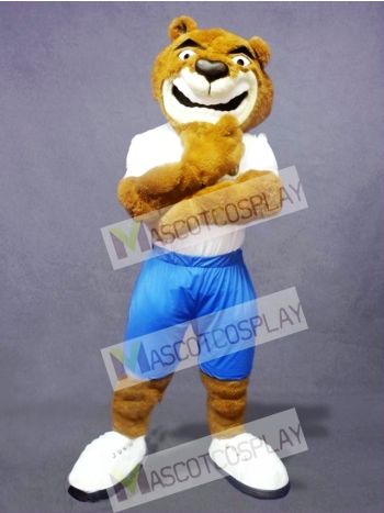 Confident Bear Mascot Costume