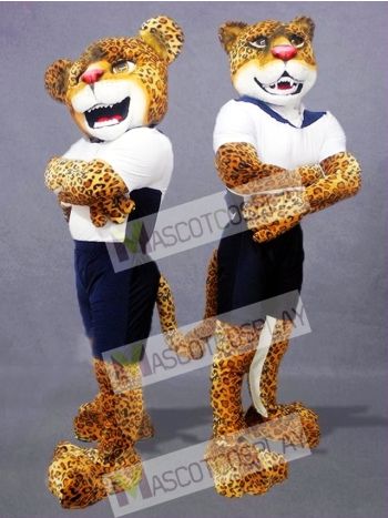 Single Power Jaguar Mascot Costume