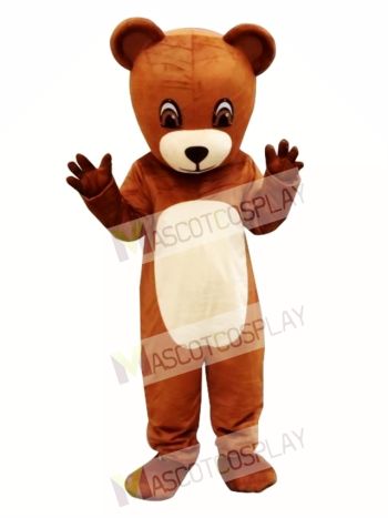 Brown Bear Mascot Costume