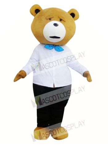 Teddy Bear Cartoon Mascot Costume