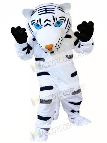 White Tiger Mascot Costume  