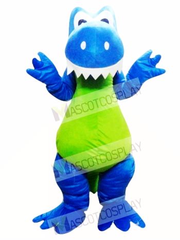 High Quality Blue Dragon Mascot Costume