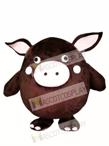 Brown Pig Mascot Costumes  