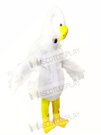 Long Necked Swan Mascot Costumes 