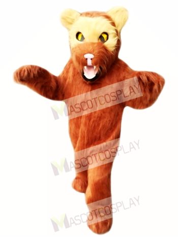Brown Wolverine Mascot Costume