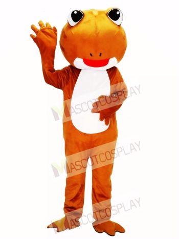 Brown Frog Mascot Costume  