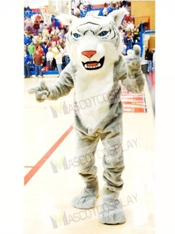 Gray Wildcat Mascot Costume