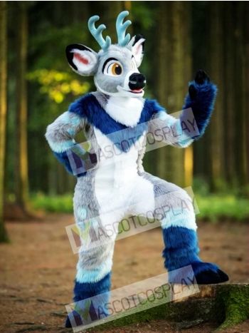 Lovely Cartoon Deer Adult Mascot Costume Christmas