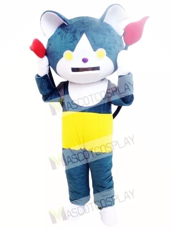 Youkai Watch Jibanyan Blue Cat Mascot Costume