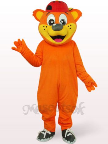 Lovely Yellow Male Pipi Bear Plush Adult Mascot Costume