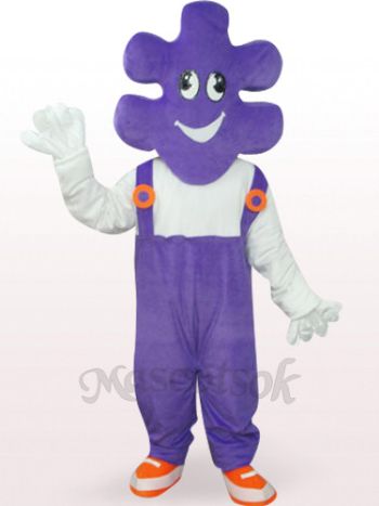Purple Mr. Makeup Plush Adult Mascot Costume