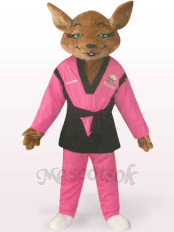 Red Tyke Dog Plush Adult Mascot Costume