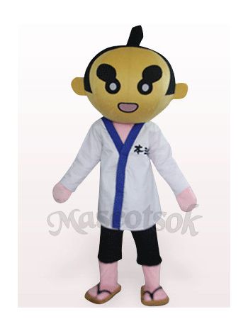 Sumoto People In White Clothes Plush Mascot Costume
