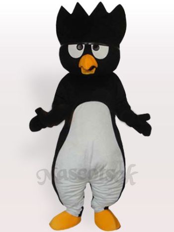 White Belly Black Penguin Adult Mascot Costume