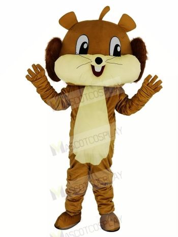 Cute Brown Squirrel Mascot Costume Animal
