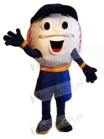 Happy Baseball Mascot Costume 