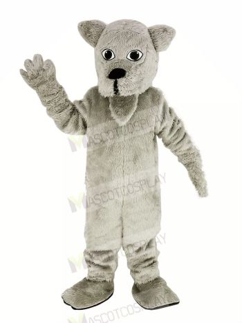 Hairy White Scottie Dog Mascot Costume Animal