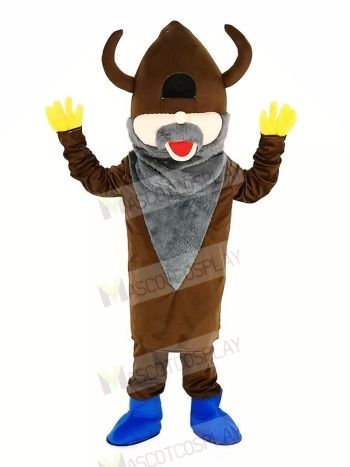 Madcap Viking with Royal Blue Shoes Mascot Costume