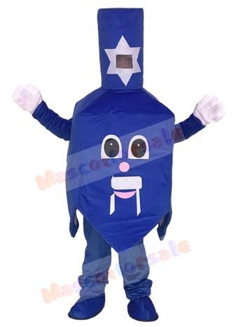 Dreidel Mascot Costumes Jewish Holiday of Hanukkah