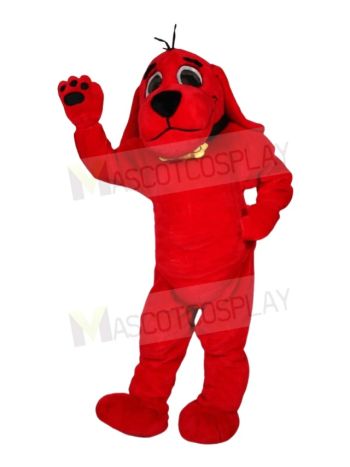 Clifford the Big Red Dog Mascot Costume Adult