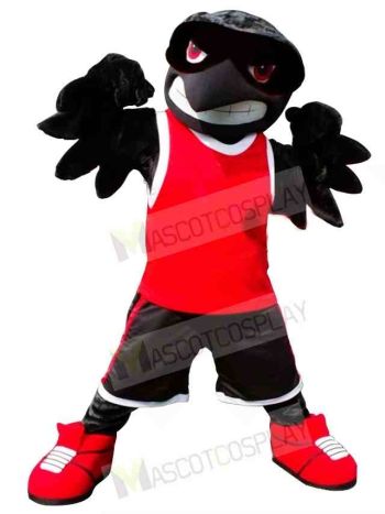 Sporty College Raven Mascot Costume 