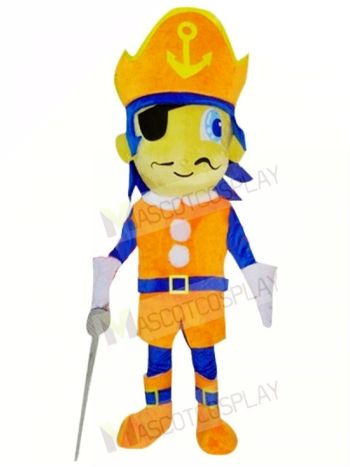 Pirate Boy Mascot Costume 