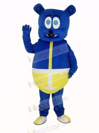 Blue Bear Monster Mascot Costume