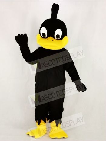 Black Duck with Yellow Mouth Mascot Costume College